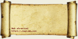 Jakov Hamović vizit kartica